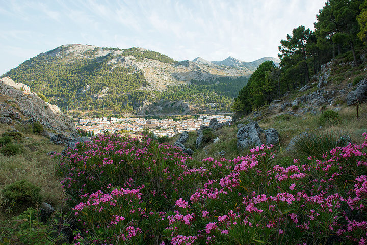 Grazalema from the base of the Dam