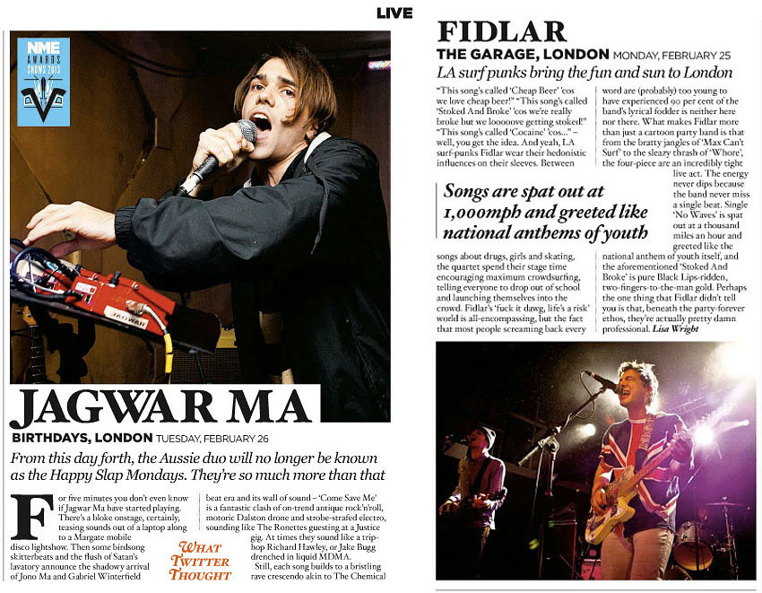 Jagwa Ma // Fidlar // NME