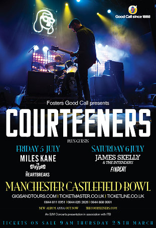 Courteeners Tour Poster