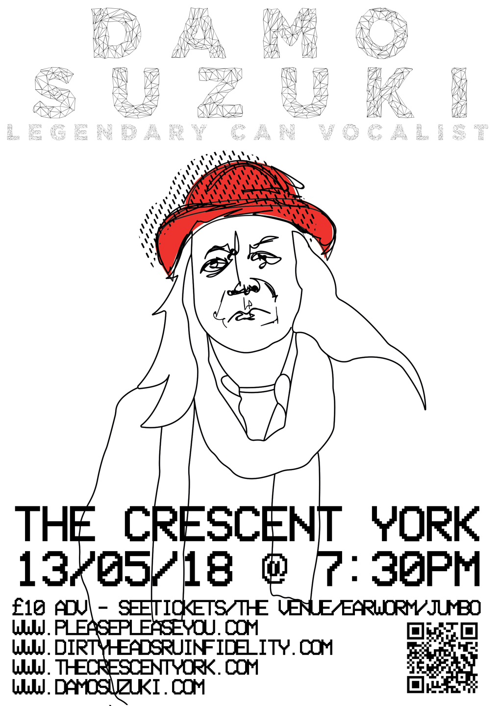 Damo Suzuki Live @ The Cresent, York 2018
