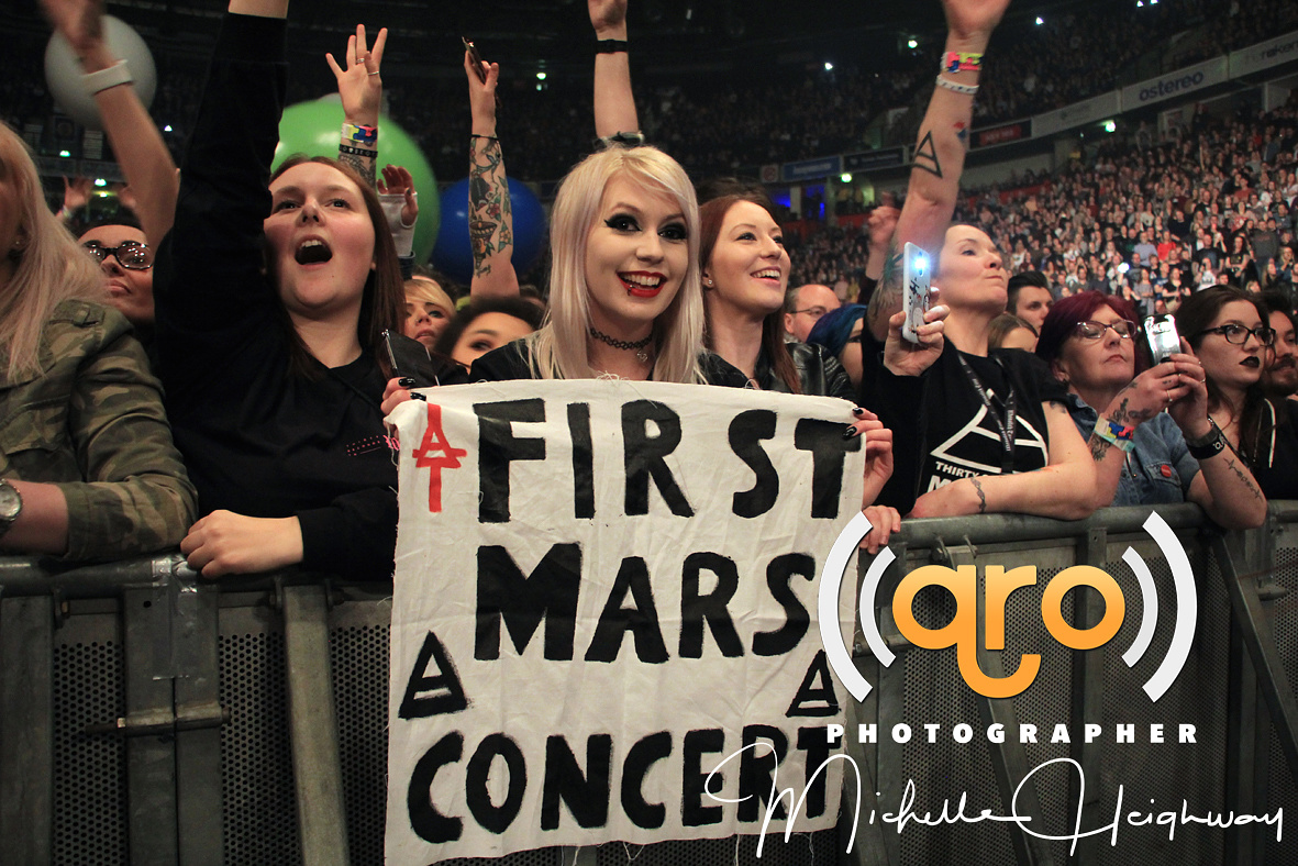 Thirty Seconds to Mars Crowd, Live @ Manchester Arena , 24 March 2018