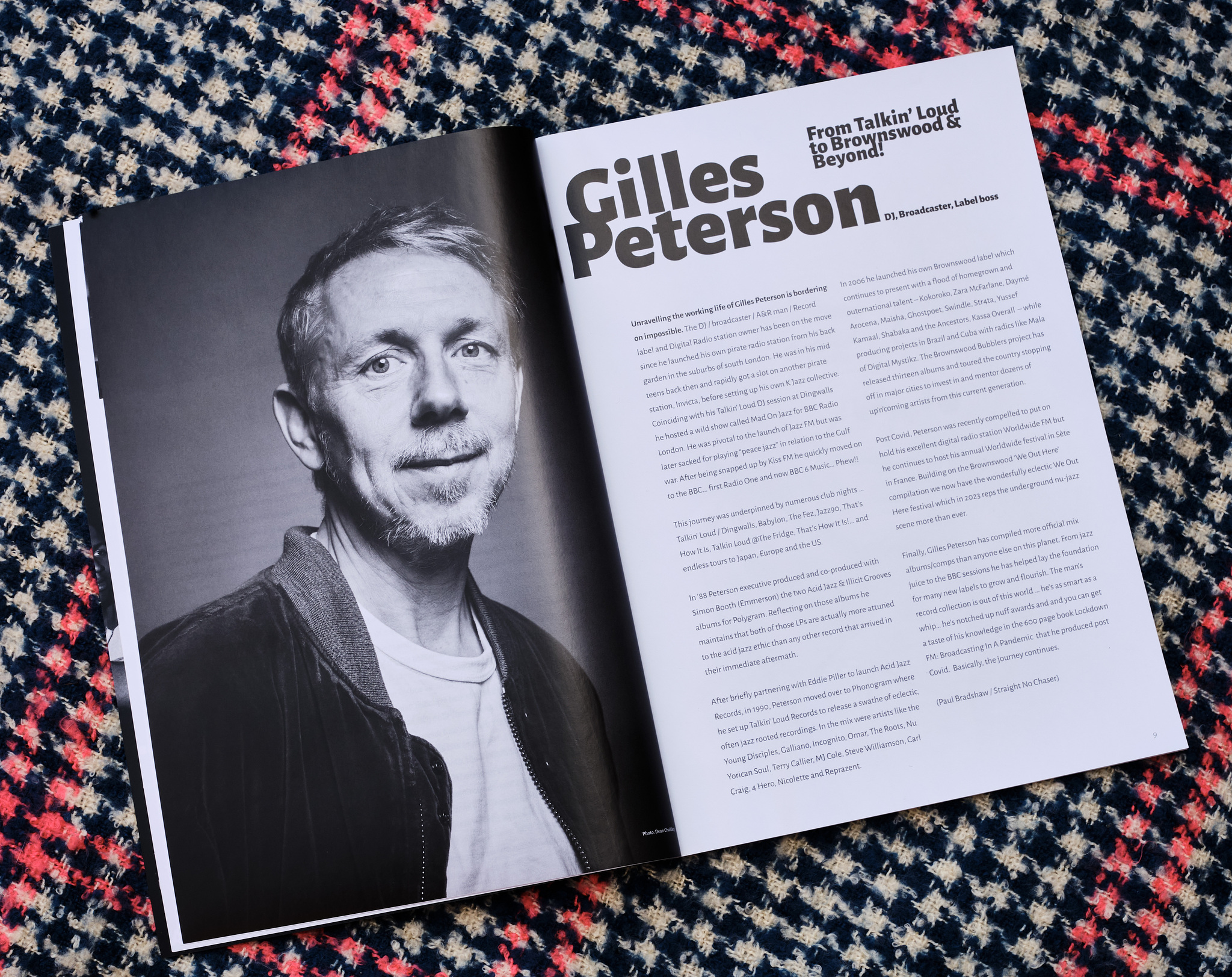 Gilles Peterson for the Acid Jazz & other Illicit grooves exhibition 