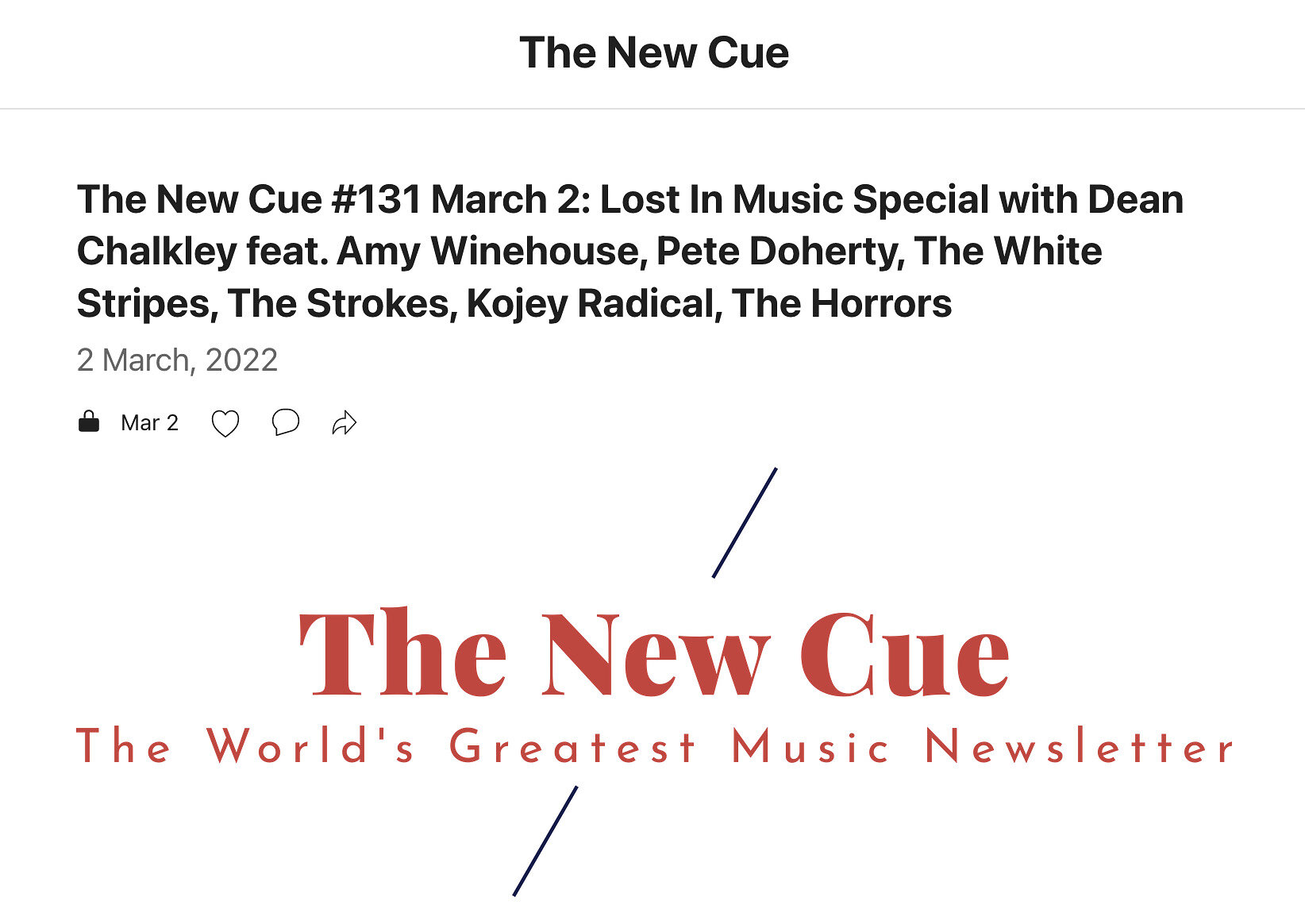 The New Cue: Interview With Dean